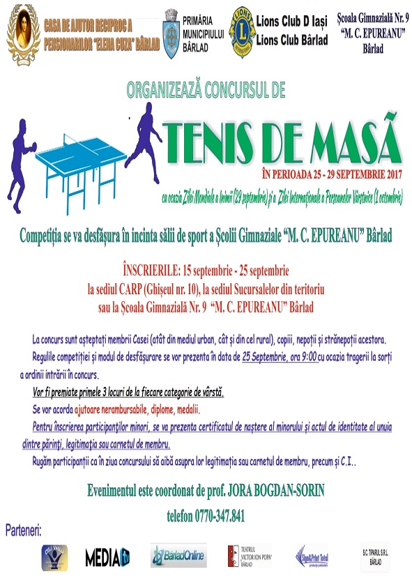 Competiție Tenis de masă